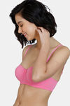 Zivame Beautiful Basics Padded Wired 3/4th Coverage Strapless Bra - Ibis Rose — thumbnail 5